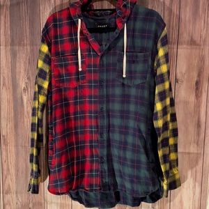 Pacsun Multi-Color Flannel